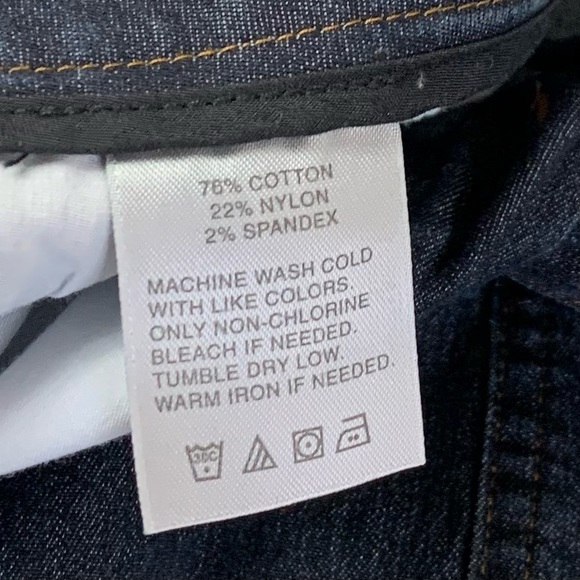 Halogen Stretchy A-Line Dark Denim Skirt - Picture 6 of 11